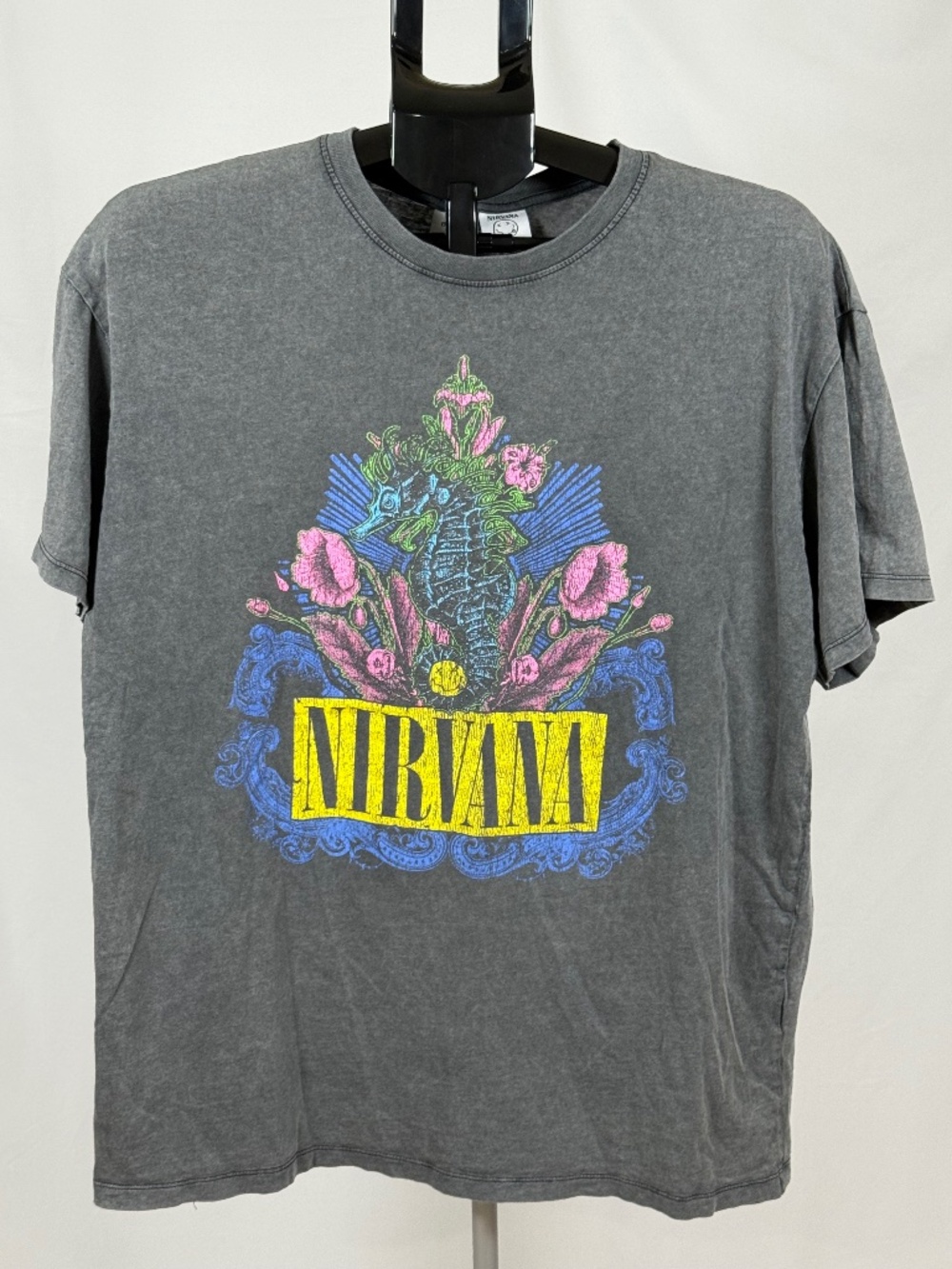 Nirvana Bershka Seahorse Graphic Tee Small